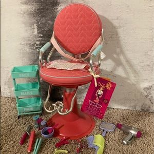 OG DOLL HAIR SALON SET! WITH TAGS!! GENTLY USED!